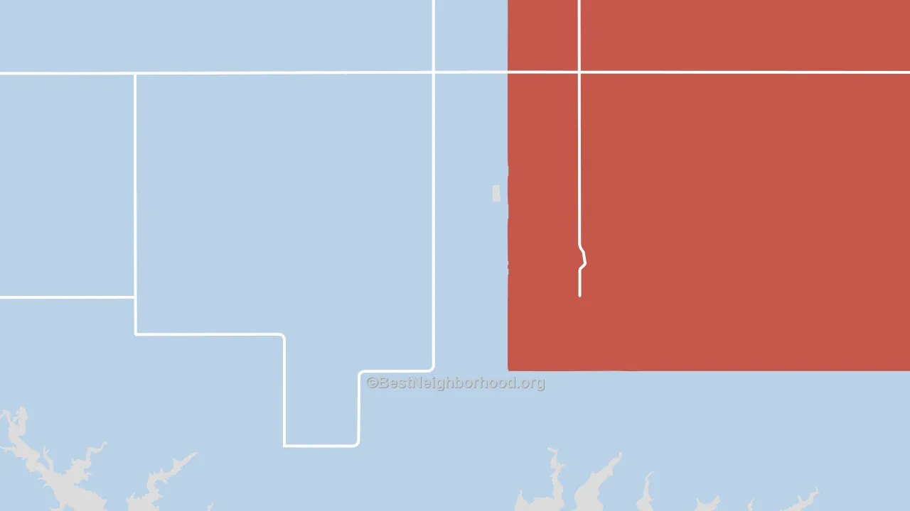 White Shield, ND block-group political-lean map