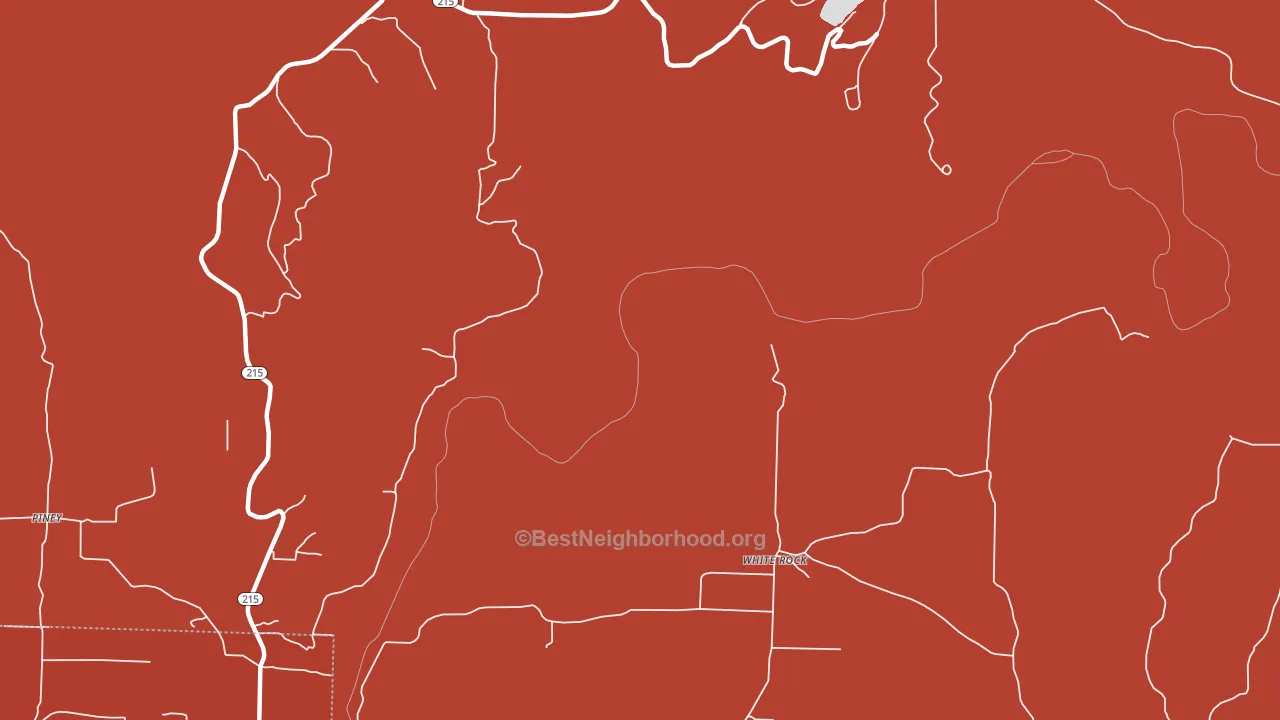 Whiterock, AR block-group political-lean map