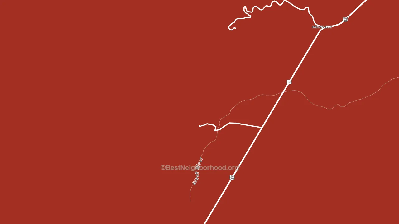 Whites City, NM block-group political-lean map