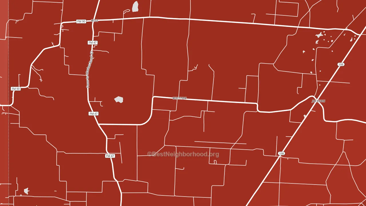 Whitton, TX block-group political-lean map