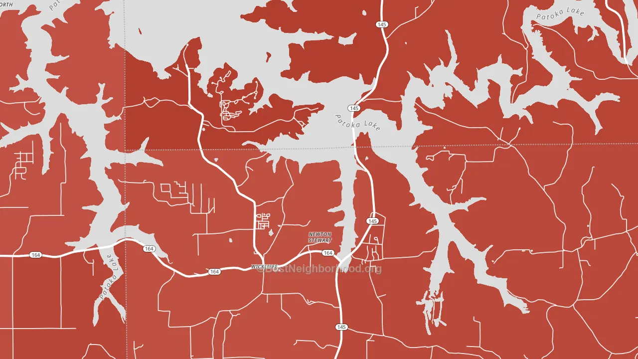 Wickliffe, IN block-group political-lean map