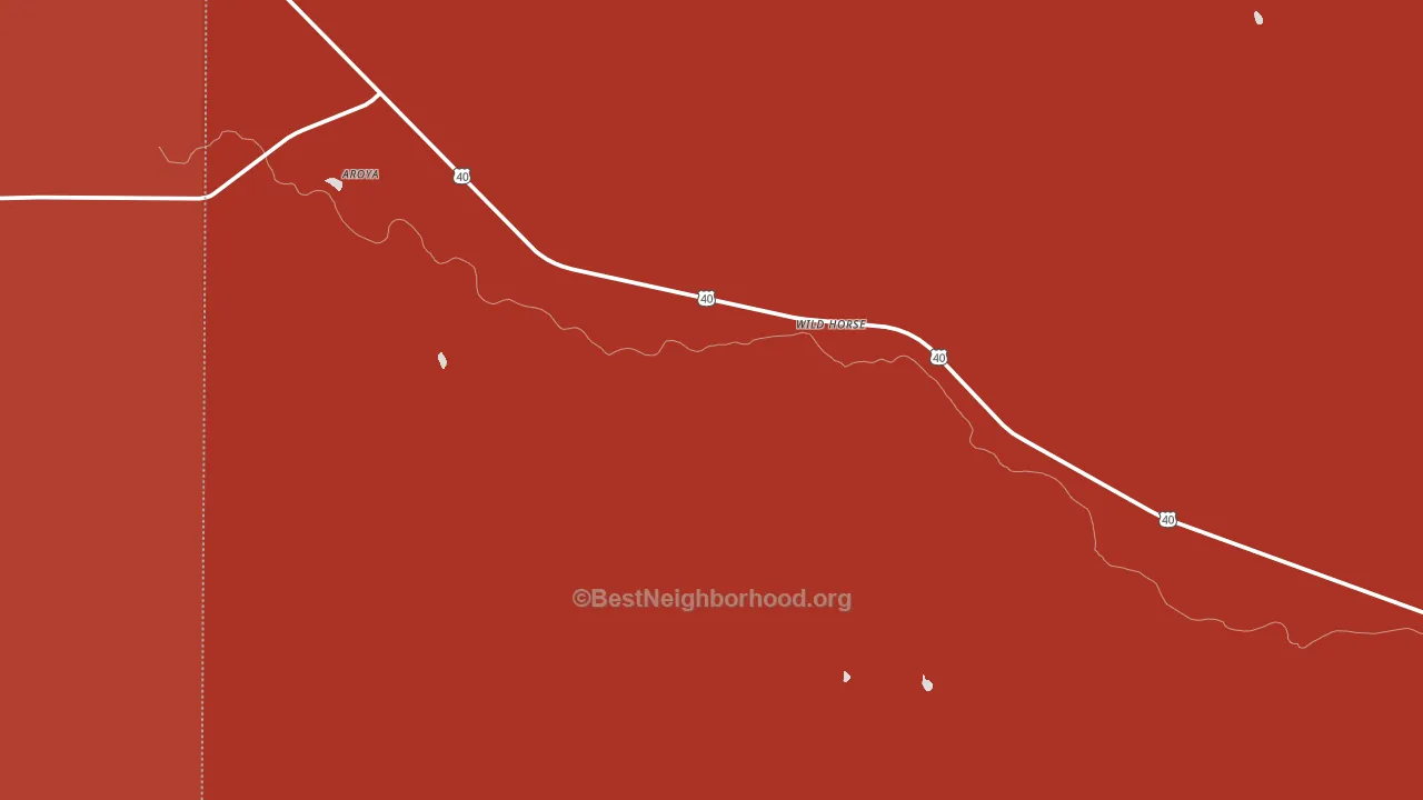 Wild Horse, CO block-group political-lean map