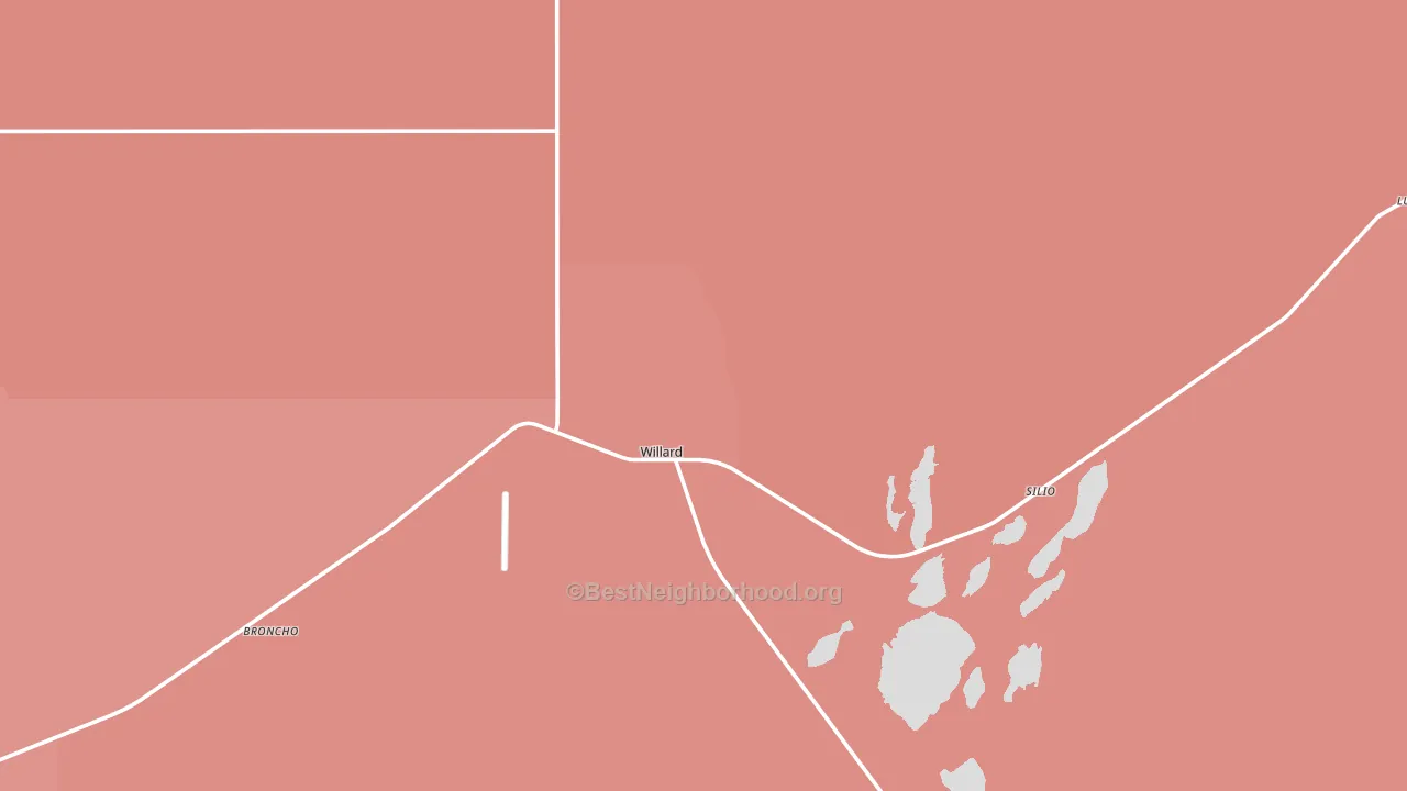 Willard, NM block-group political-lean map