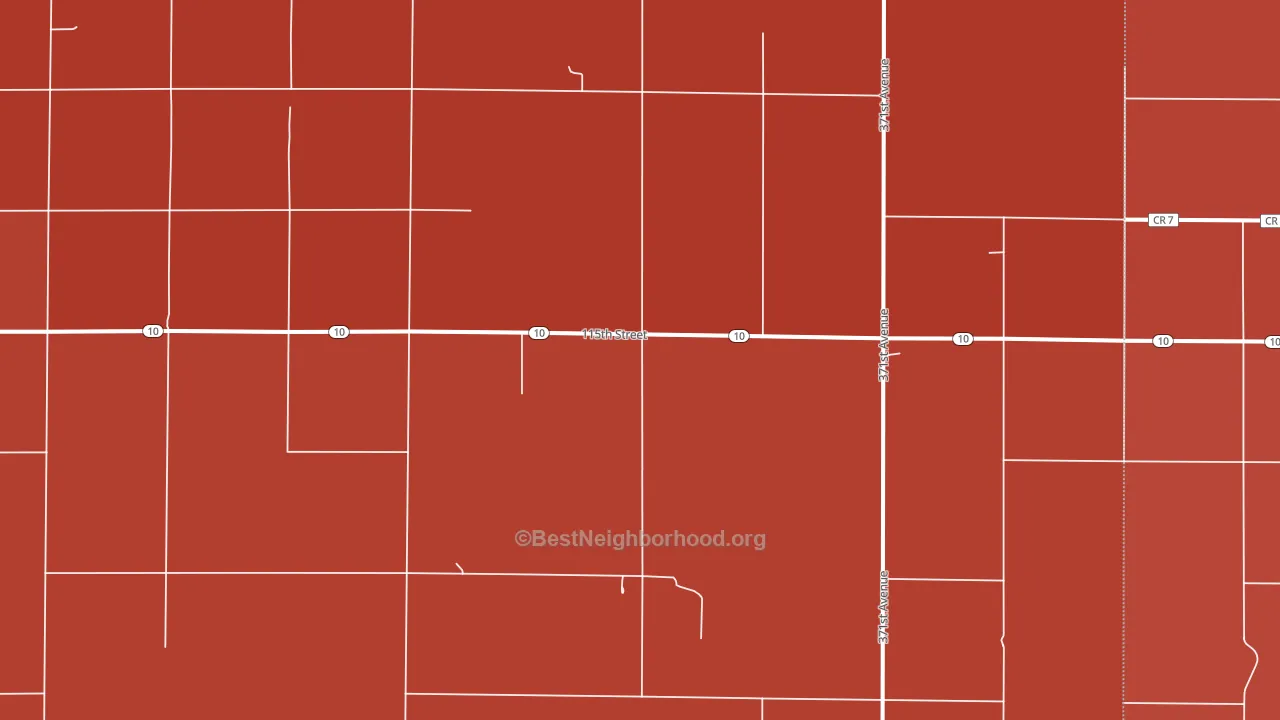 Willow, SD block-group political-lean map
