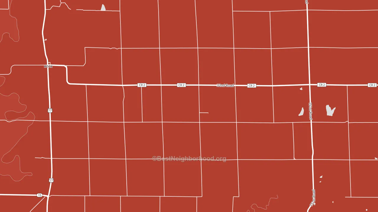 Wilmot, KS block-group political-lean map