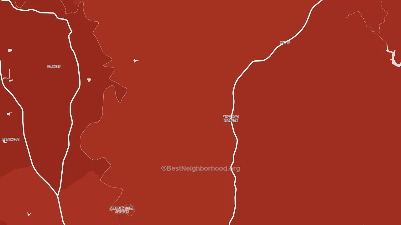 Windham Springs, AL block-group political-lean map