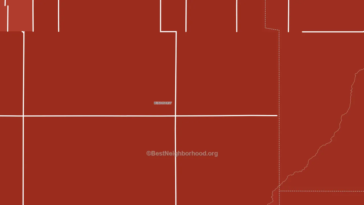 Windhorst, KS block-group political-lean map