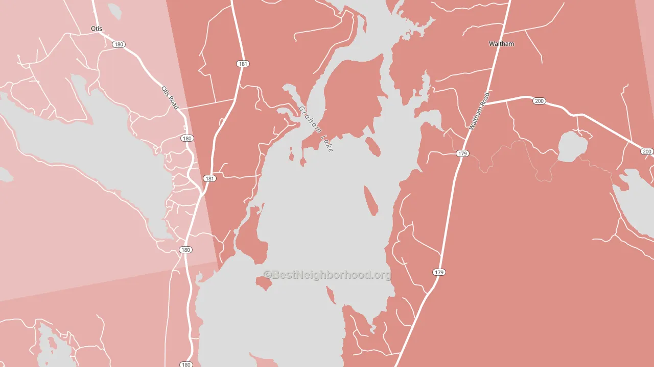 Winkumpaugh Corners, ME block-group political-lean map