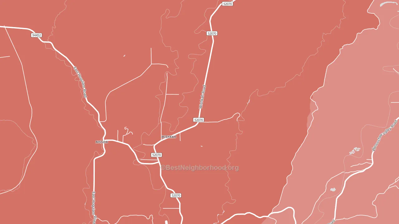 Wishkah, WA block-group political-lean map