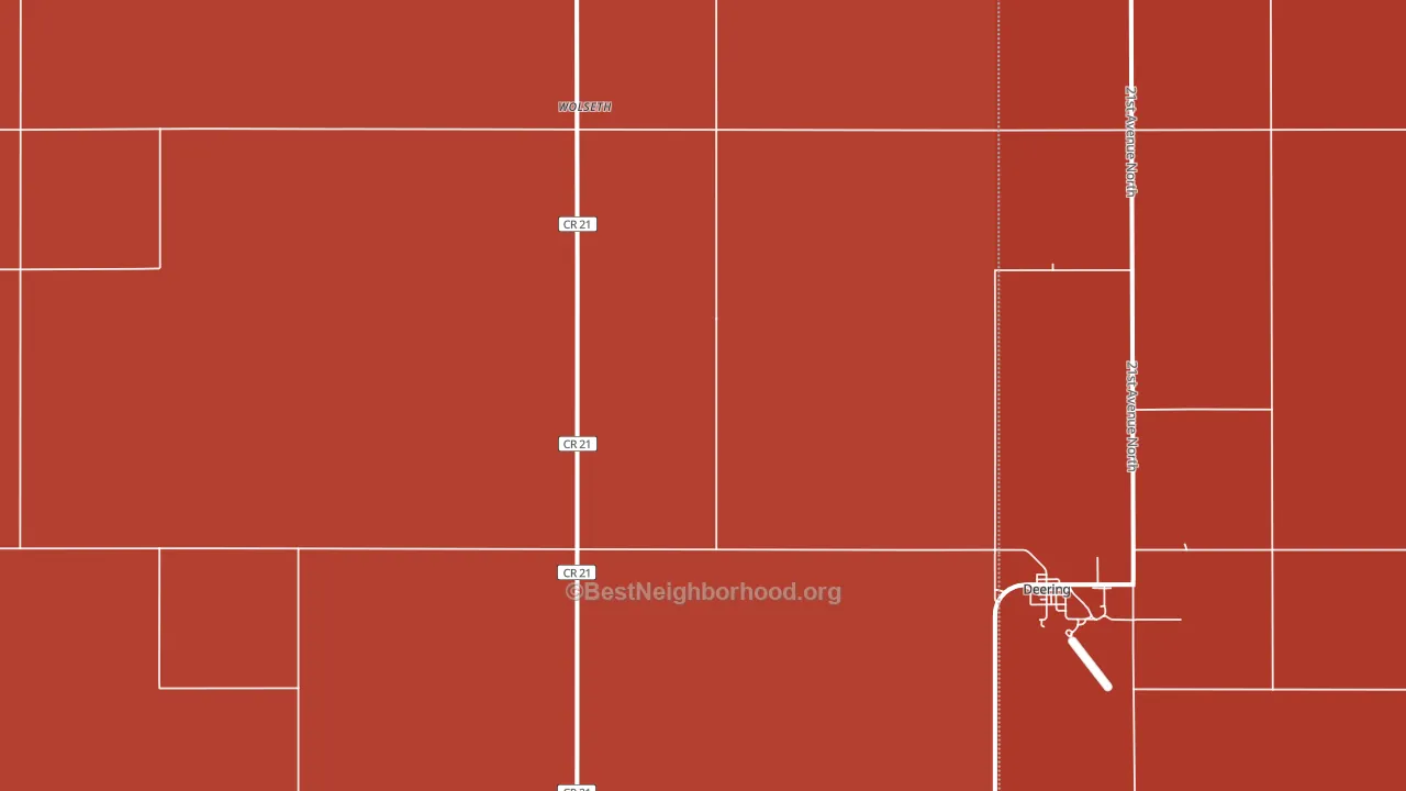 Wolseth, ND block-group political-lean map