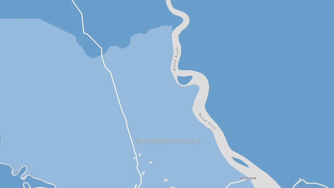 Wood River, AK block-group political-lean map