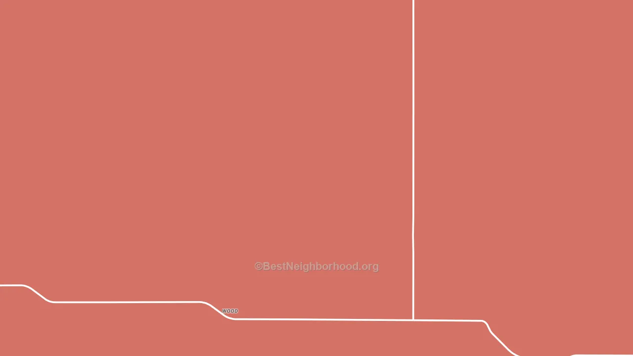 Wood, SD block-group political-lean map