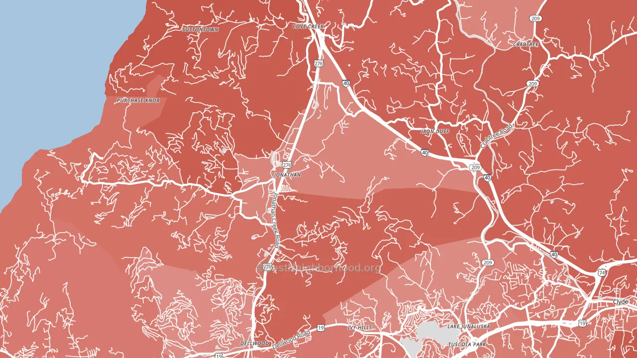 Worley, NC block-group political-lean map