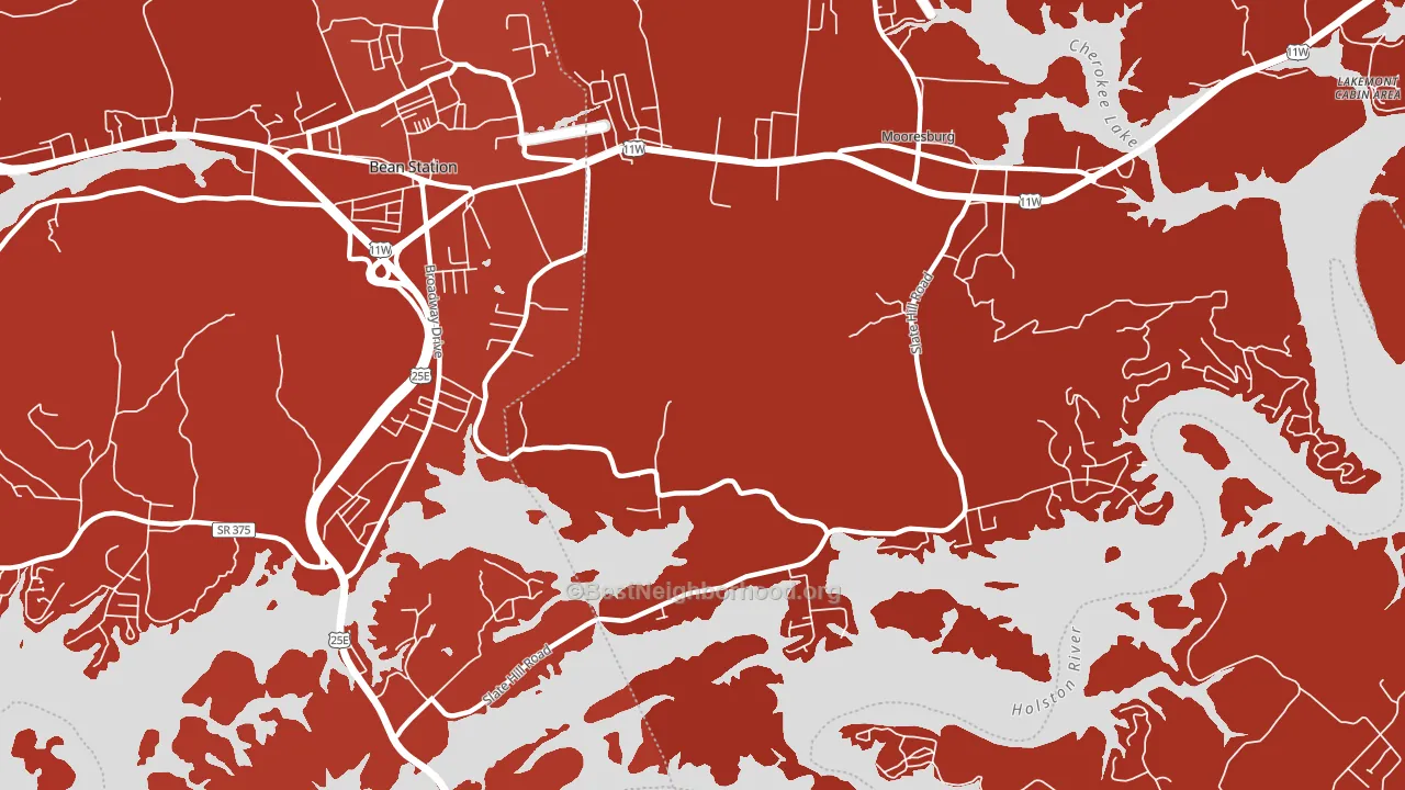Wyatt Village, TN block-group political-lean map