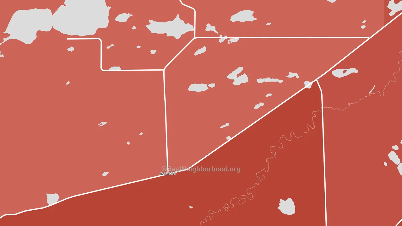 Wyoming, WY block-group political-lean map