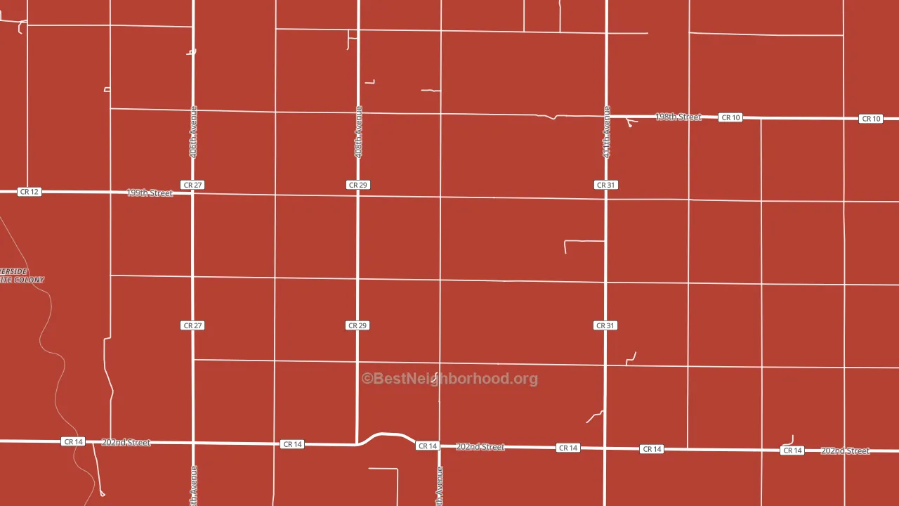 Yale, SD block-group political-lean map