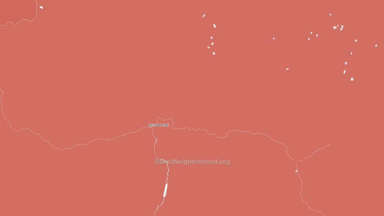 Yellow Pine, ID block-group political-lean map