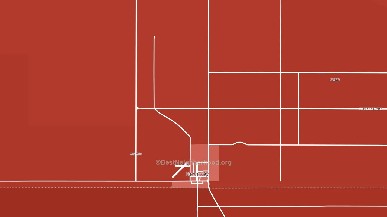 Yoakum County, TX block-group political-lean map