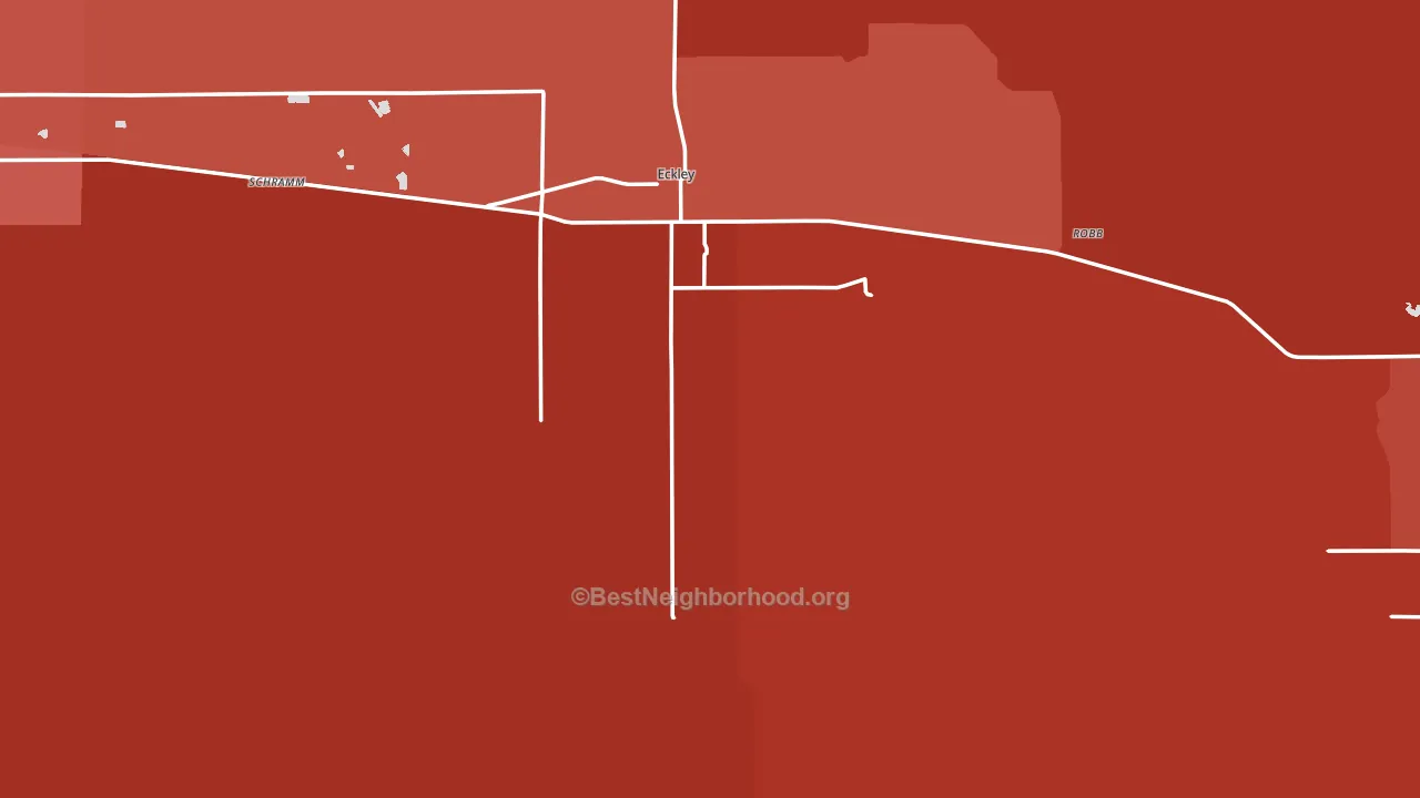 Yuma County, CO block-group political-lean map