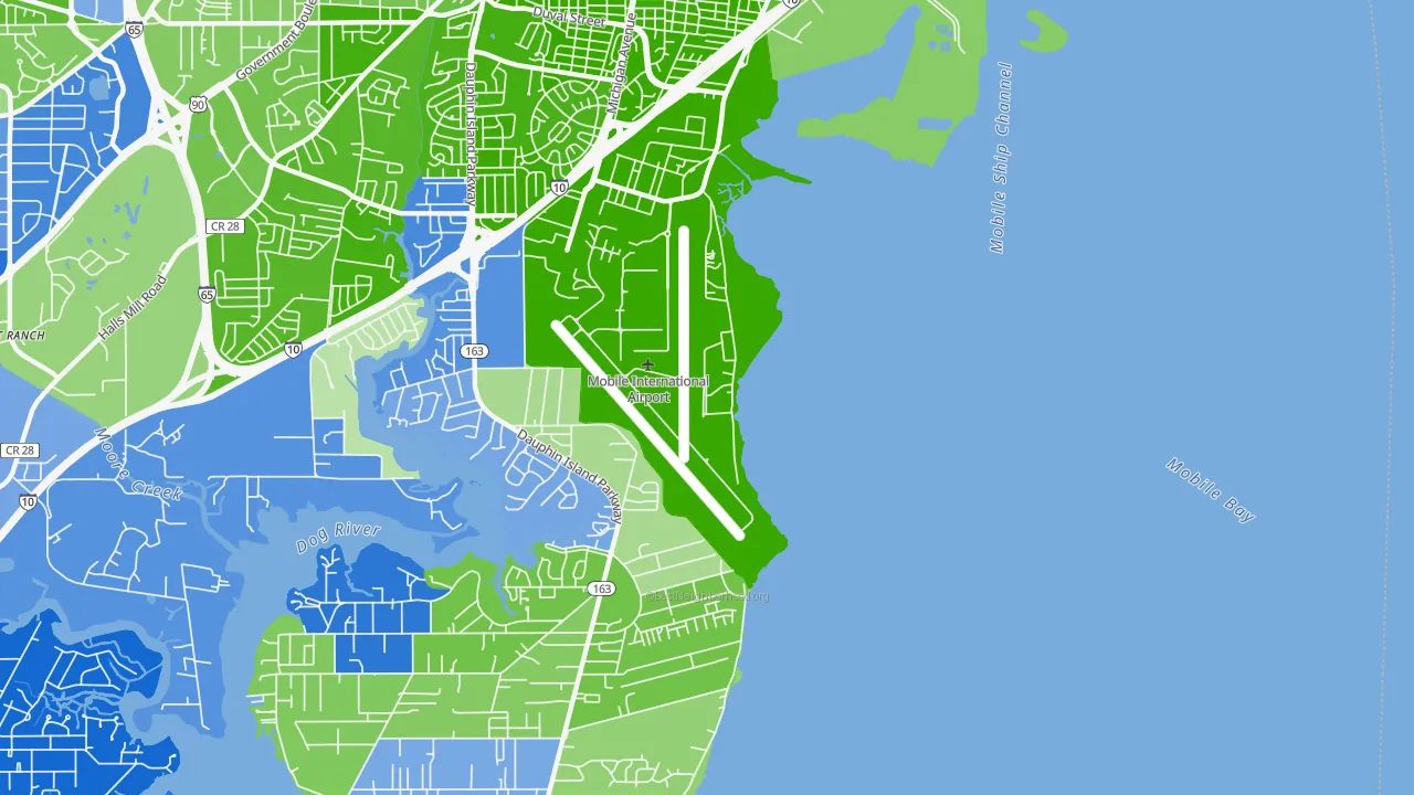 36615, AL map of race and ethnicity