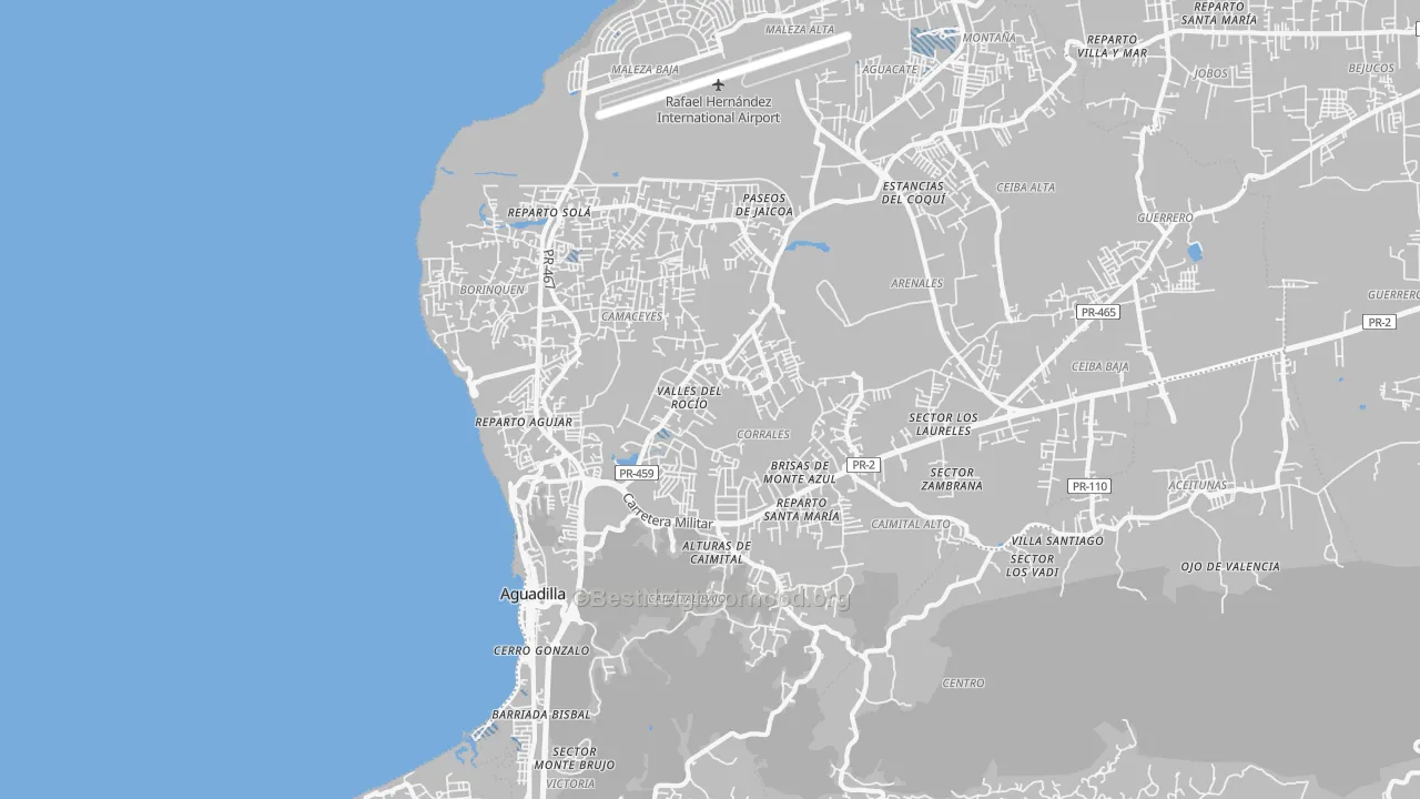 Transit Grade map of 00603, PR
