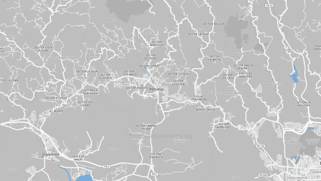 Transit Grade map of 00624, PR