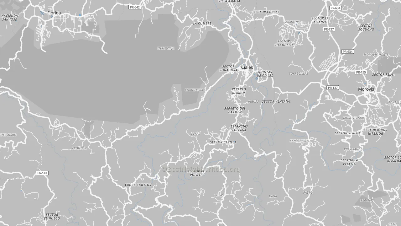 Transit Grade map of 00638, PR