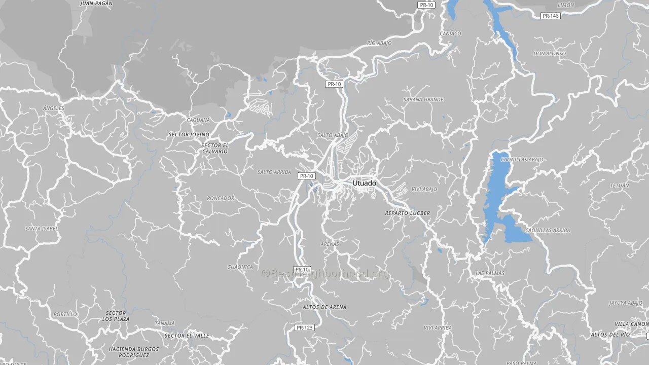 Transit Grade map of 00641, PR