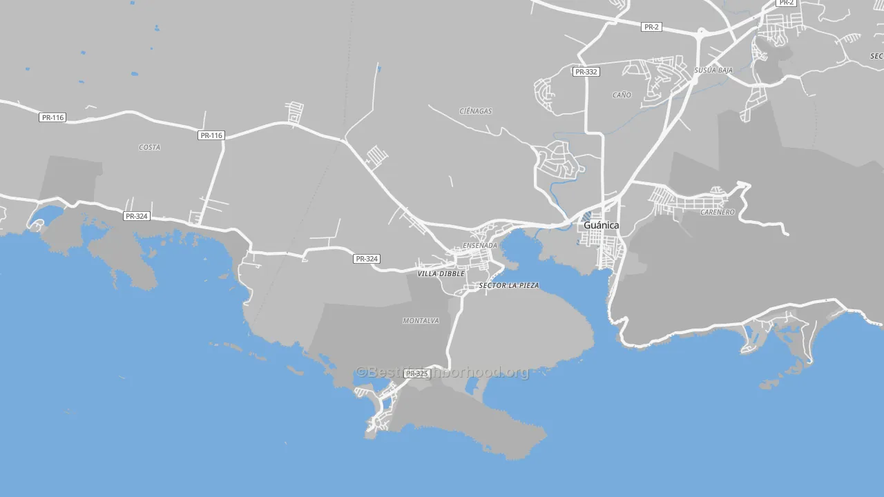 Transit Grade map of 00647, PR