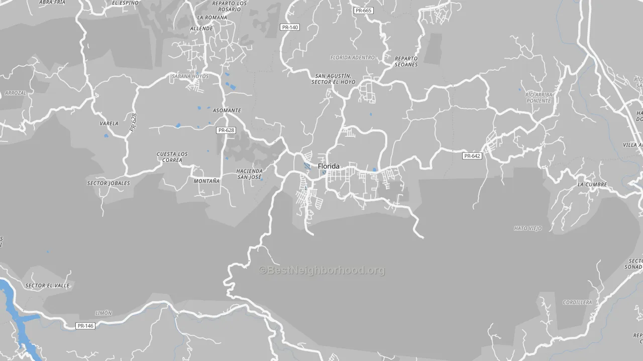Transit Grade map of 00650, PR