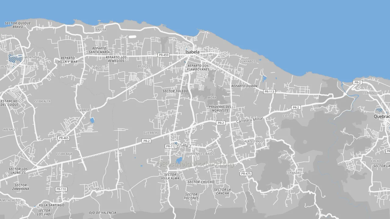 Transit Grade map of 00662, PR
