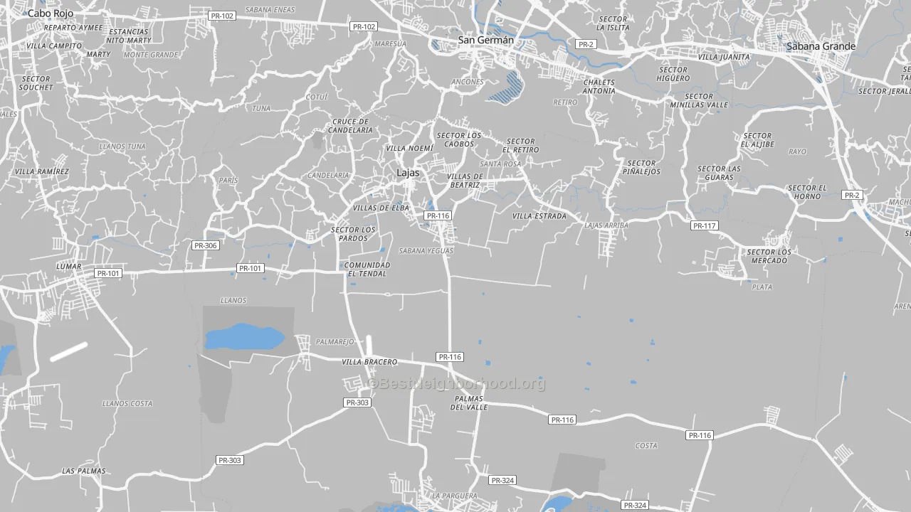 Transit Grade map of 00667, PR