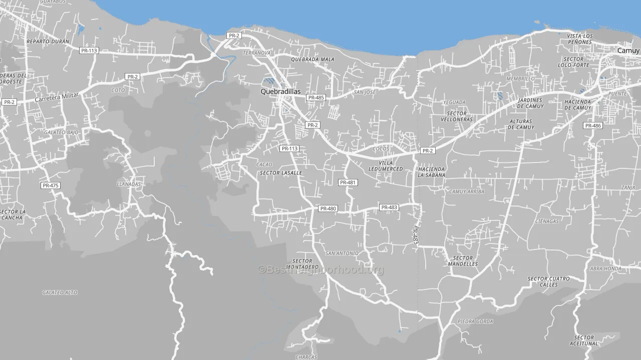 Transit Grade map of 00678, PR