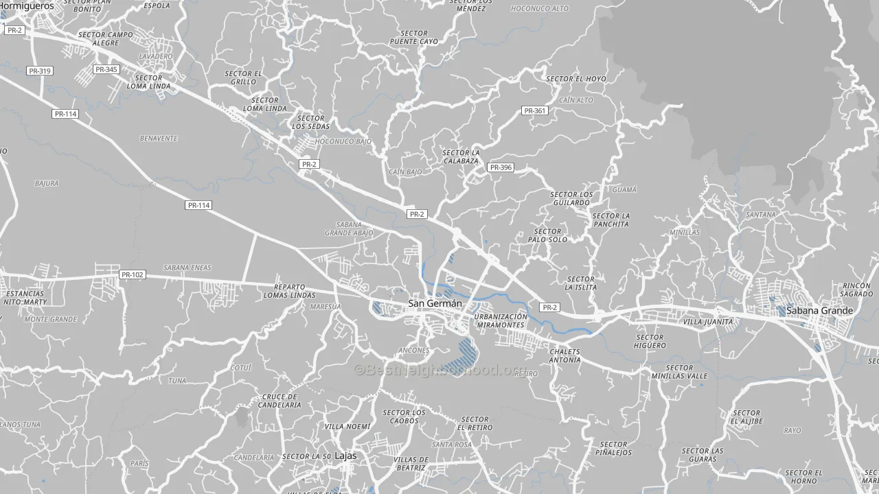 Transit Grade map of 00683, PR