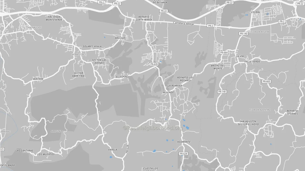 Transit Grade map of 00688, PR