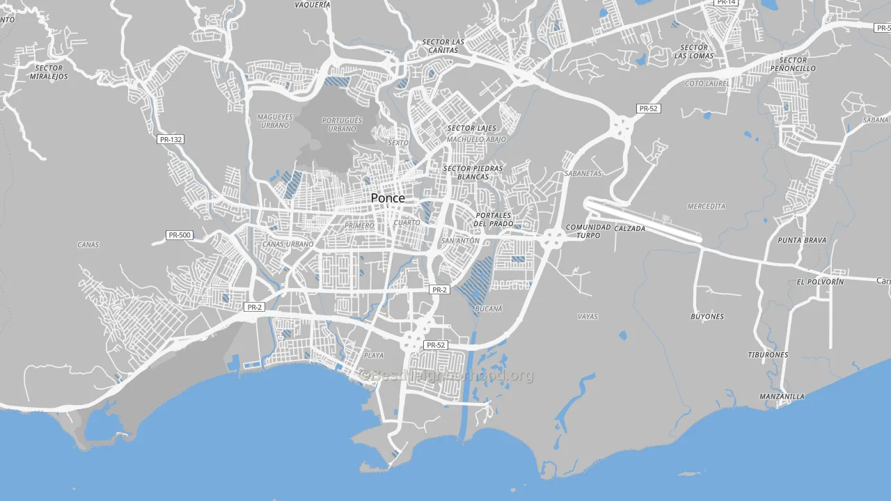 Transit Grade map of 00716, PR
