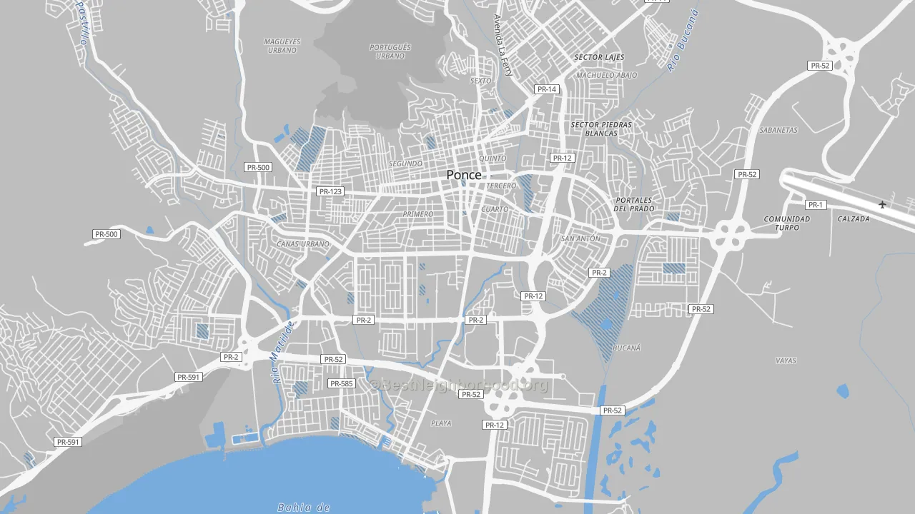 Transit Grade map of 00717, PR