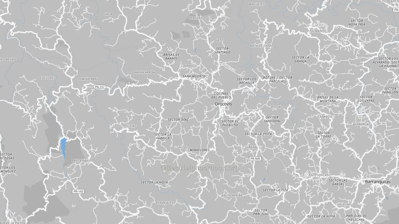 Transit Grade map of 00720, PR