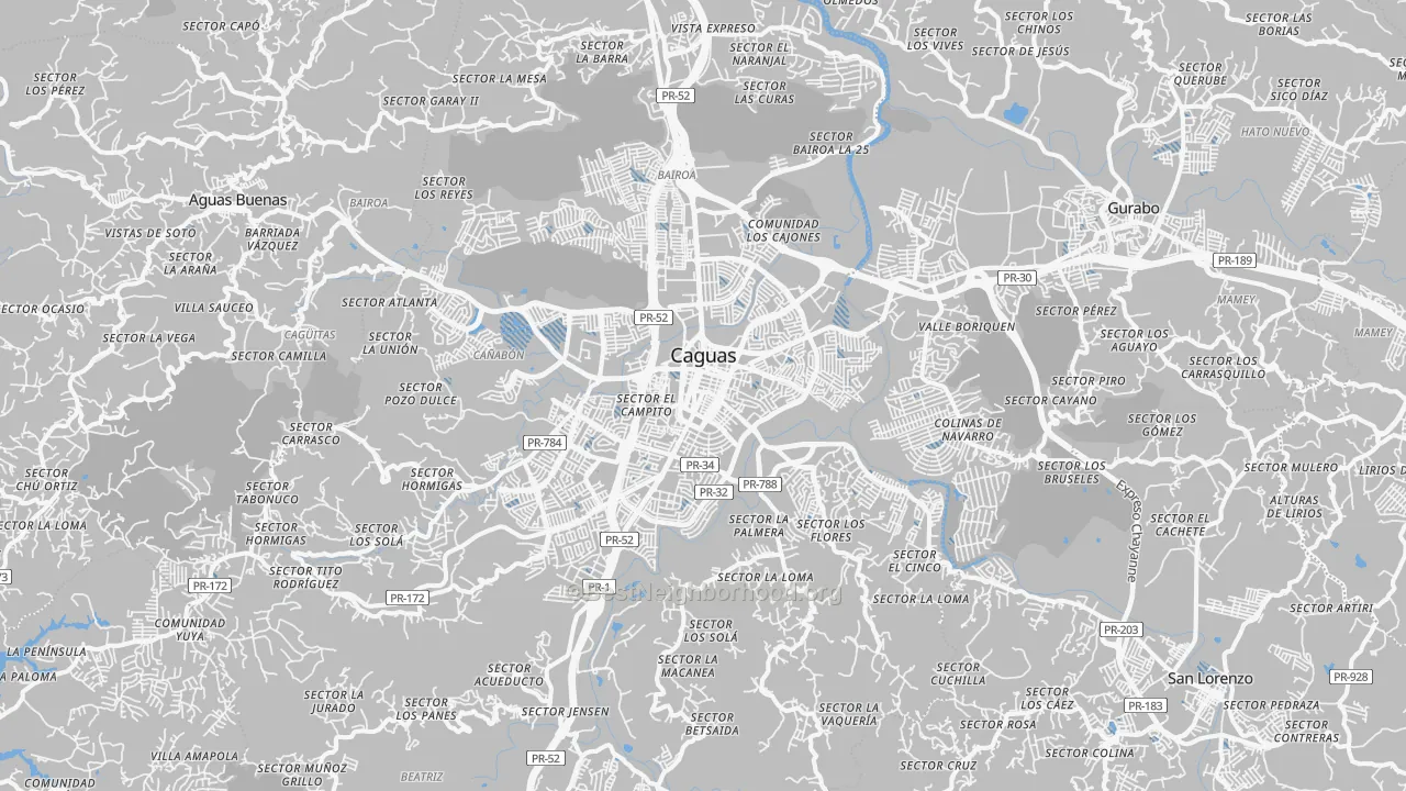 Transit Grade map of 00725, PR