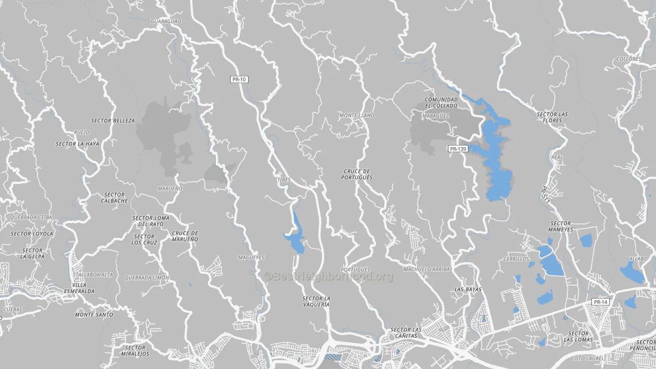 Transit Grade map of 00731, PR