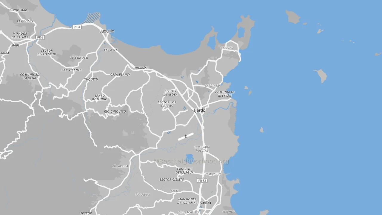 Transit Grade map of 00738, PR
