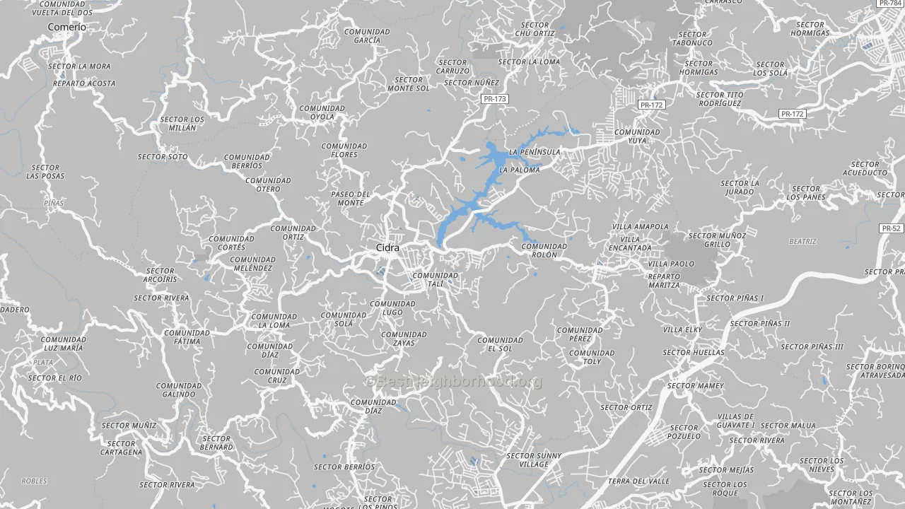 Transit Grade map of 00739, PR