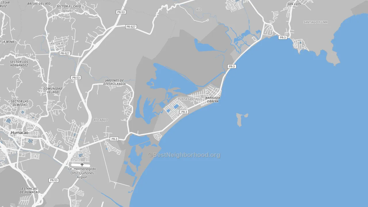 Transit Grade map of 00741, PR