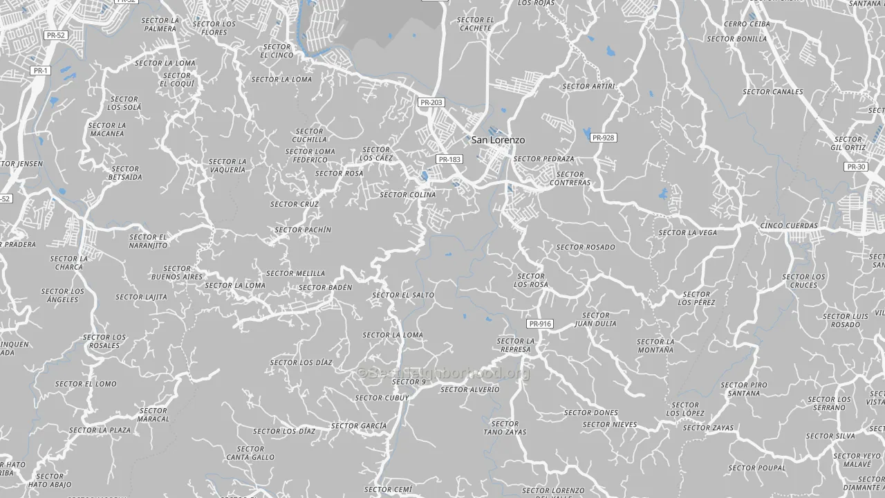 Transit Grade map of 00754, PR