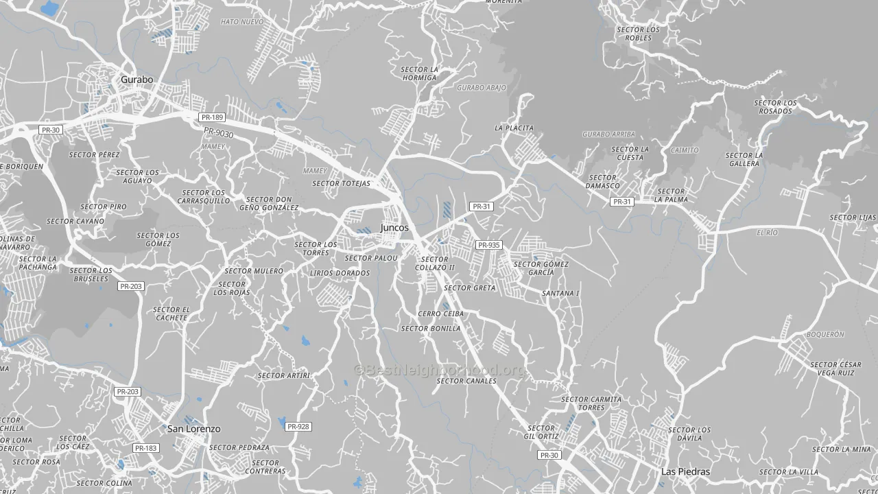 Transit Grade map of 00777, PR