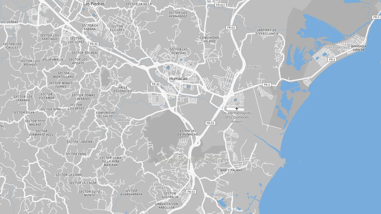 Transit Grade map of 00791, PR