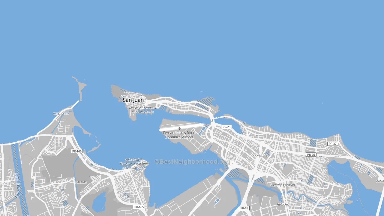 Transit Grade map of 00906, PR
