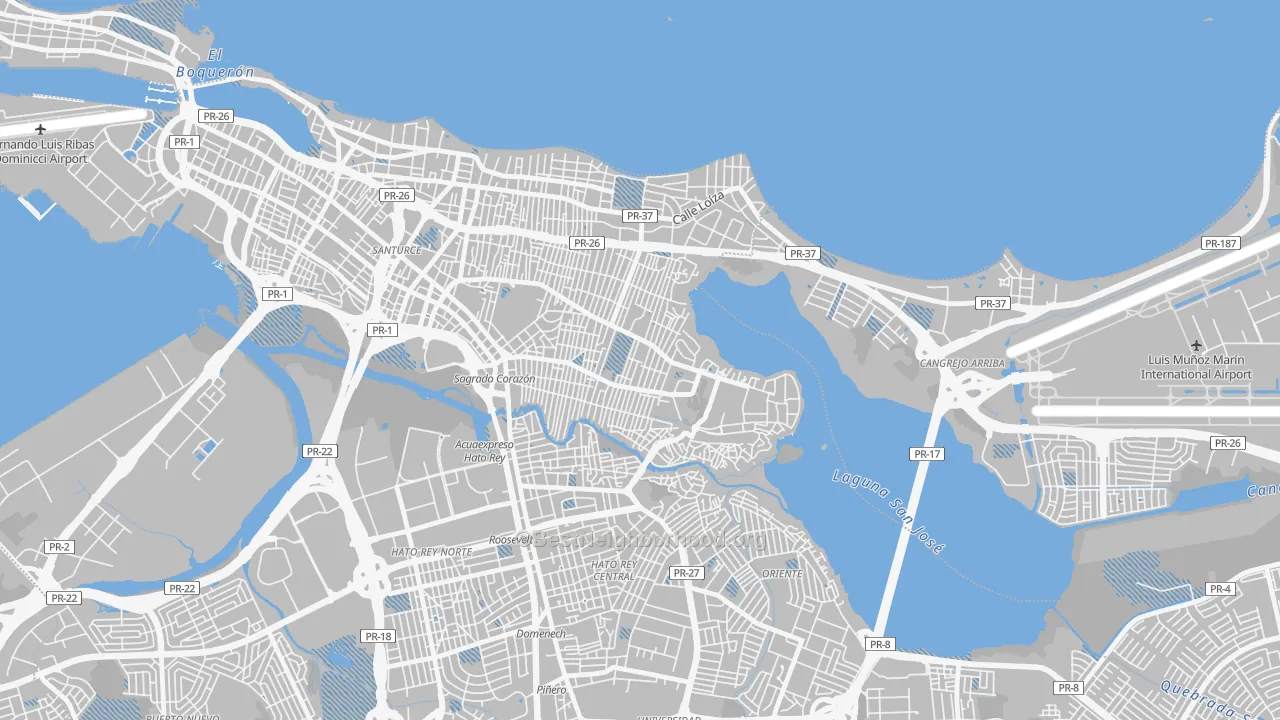 Transit Grade map of 00915, PR