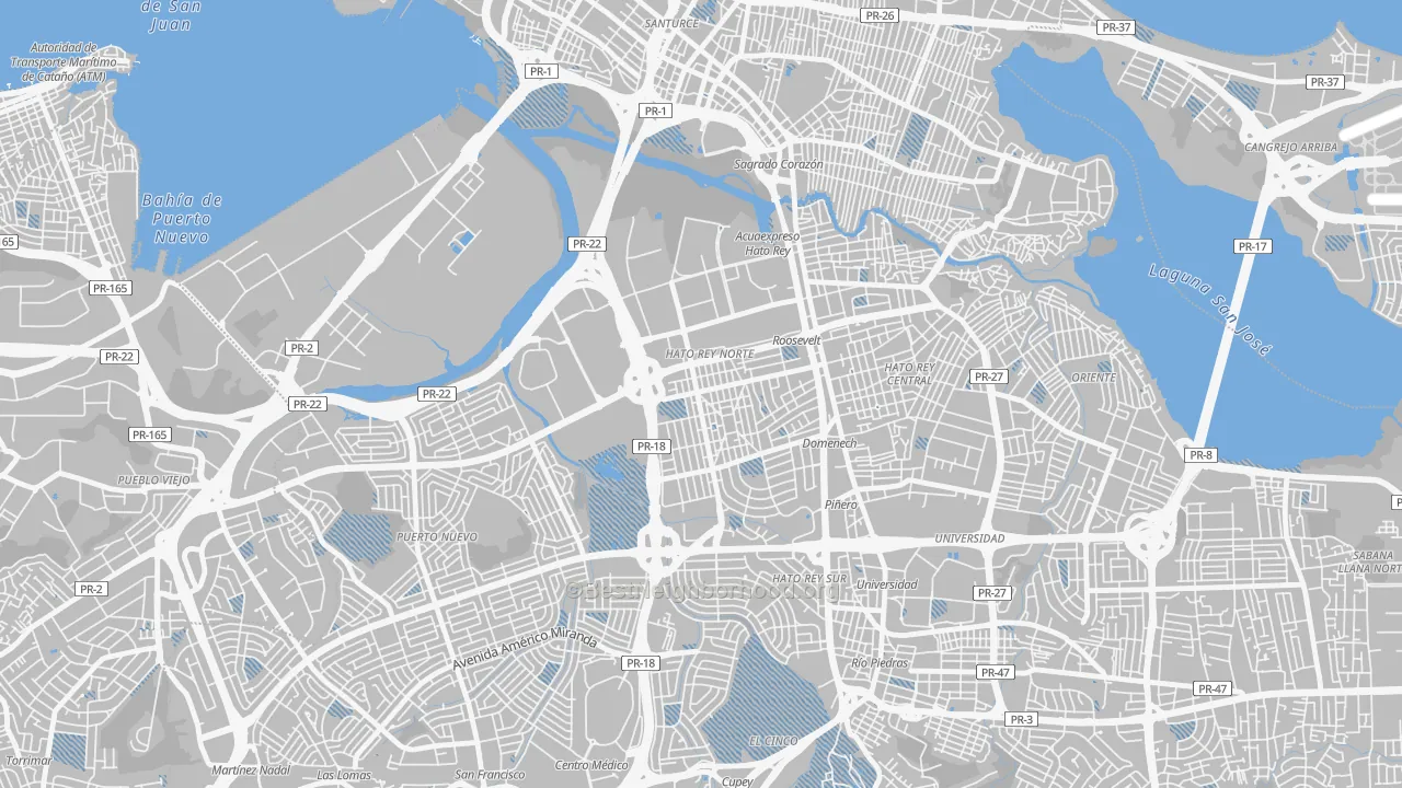 Transit Grade map of 00918, PR