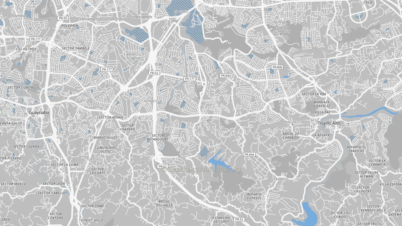 Transit Grade map of 00926, PR